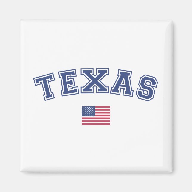 Íman Estado do Texas USA Flag (Frente)