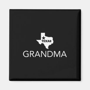 Íman Estado Familiar Do Texas: Vovó Orgulhosa Do Texas 