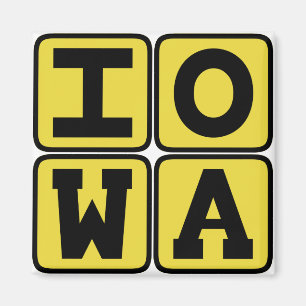 Íman Estado Iowan Hawkeye Des Moines Cedar Rapids de