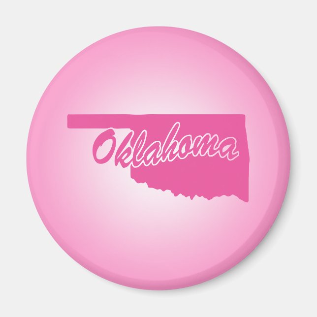Íman Estado Rosa Oklahoma (Frente)