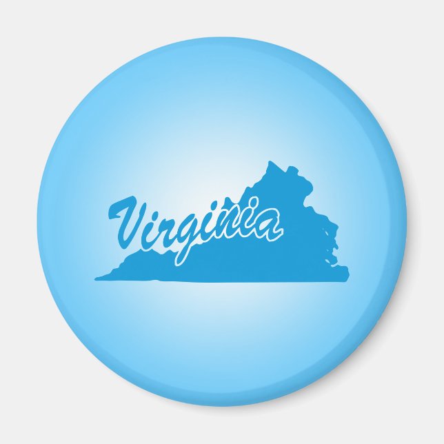 Íman Estado Virginia Magnet (Frente)