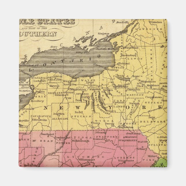 Íman Estados médios 3 (Frente)