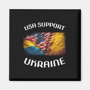 Íman Estados Unidos Apoiam a Ucrânia Stand Usa Ucranian