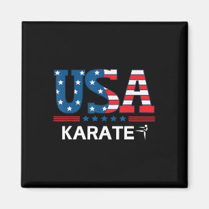 Íman Estados Unidos Bandeira Karate Usa Team Esporte Ka