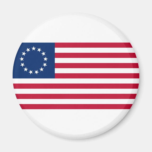Íman Estados Unidos Betsy Ross Flag (Frente)