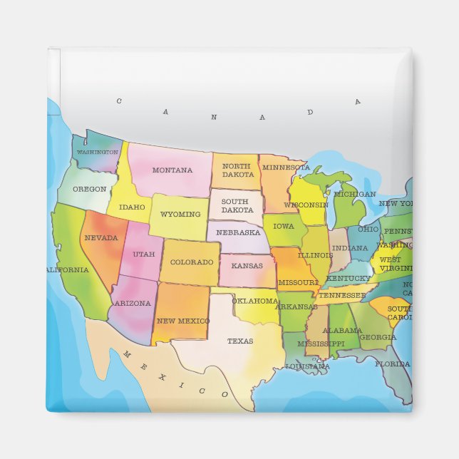 Íman Estados Unidos Da América (Frente)