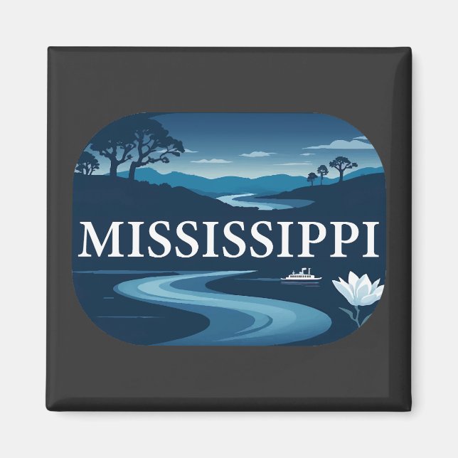 Íman Estados Unidos da América do Mississippi (Frente)