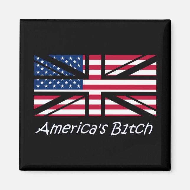 Íman Estados Unidos da Grã-Bretanha (Versão do Slogan) (Frente)