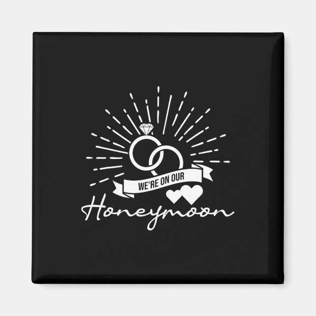Íman Estamos na nossa lua de mel - Casamento de amor (Frente)