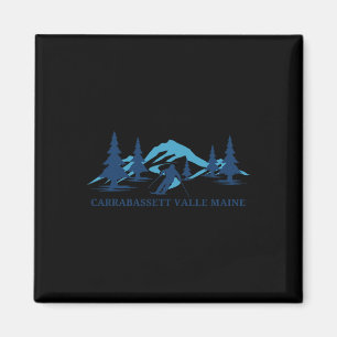 Íman Estância de esqui Carrabett Valley Maine Esqui Esq