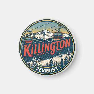 Íman Estância de esqui KILLINGTON Vermont montanhas