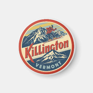Íman Estância de esqui KILLINGTON Vermont montanhas vin