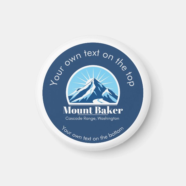 Íman Estância de esqui Mount Baker Cascade Washington  (Frente)