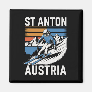 Íman Estância de esqui Retro St Anton Áustria