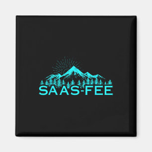 Íman Estância de esqui Saas-fee Alpes Suíços Esqui Suíç