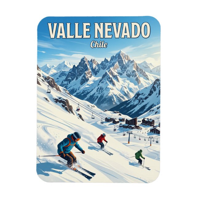 Íman Estância de Esqui Valle Nevado Chile (Vertical)