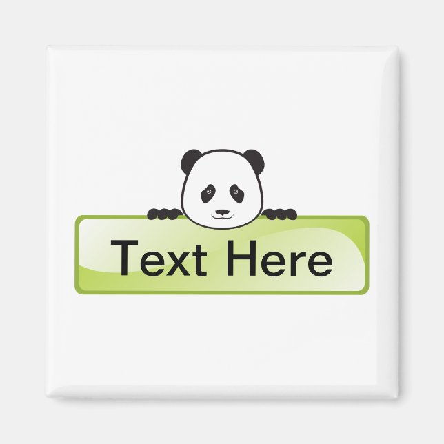 Íman Estandarte do Panda (Frente)
