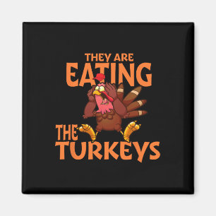 Íman Estão Comendo A Turquia Engraçada Donald Trump Tha