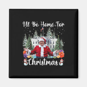 Íman Estarei Em Casa Para Natal, Papai Noel Trump 2024