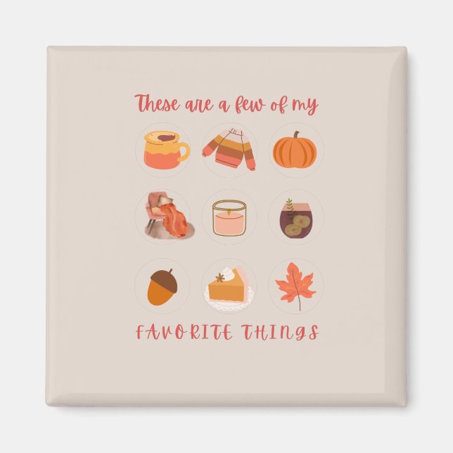 Íman Estas São Algumas Das Minhas Coisas Favoritas (Frente)