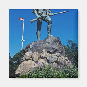 Íman Estátua branca do Minuteman, Lexington,
