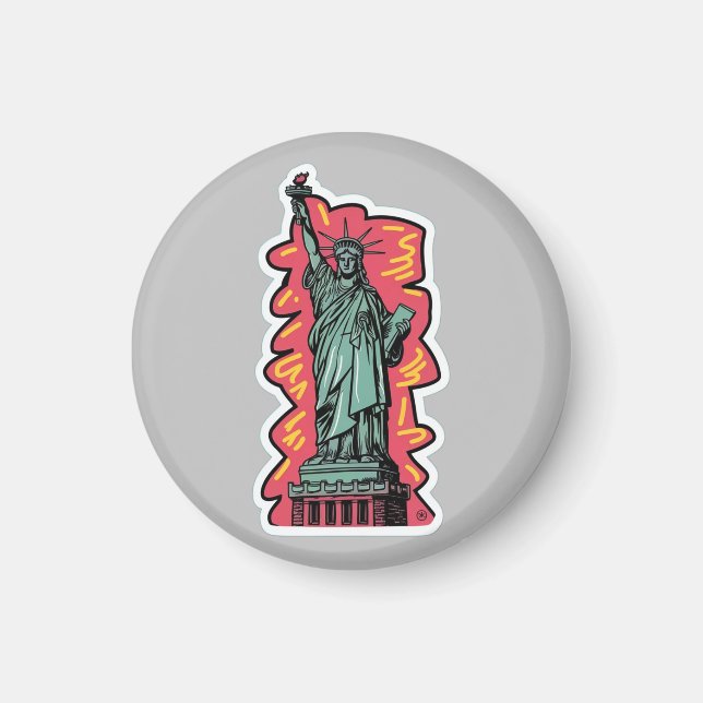 Íman Estátua da Liberdade (Frente)
