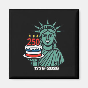 Íman Estátua da Liberdade 250 Anos 1776-2026 250º 4 de