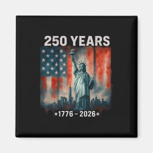Íman Estatua da Liberdade Bandeira 250 Anos 1776-2026 2