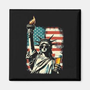 Íman Estátua da Liberdade dos EUA Festa Cerveja 4 de Ju