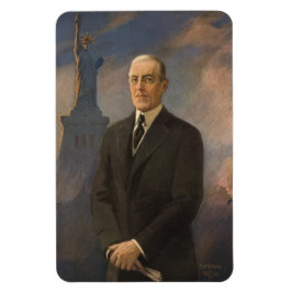 Íman Estátua da Liberdade e Presidente Woodrow Wilson