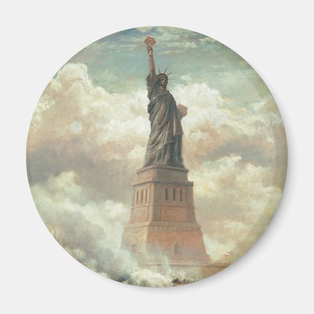 Íman Estátua da Liberdade, Nova Iorque cerca de 1800 (Frente)