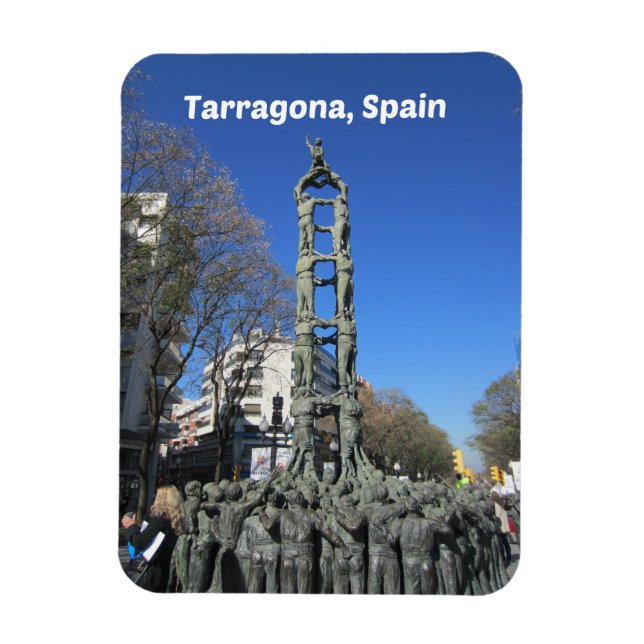 Íman Estátua da Torre Humana, Espanha (Vertical)