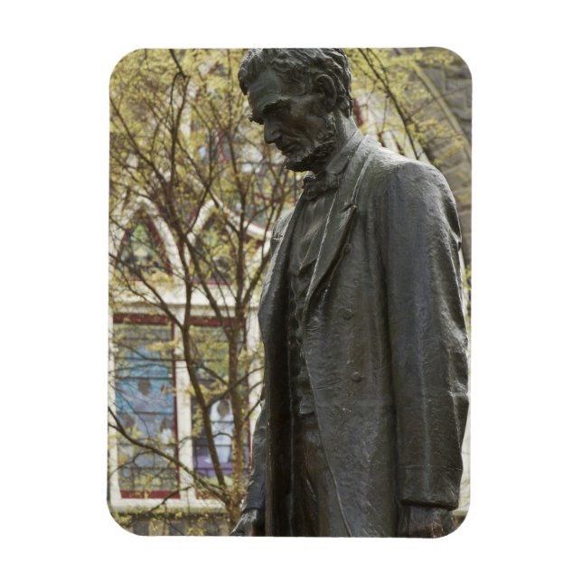 Íman Estátua de Abraham Lincoln, Portland, Oregon (Vertical)