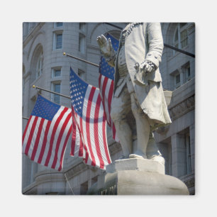 Íman Estátua de Benjamin Franklin em Washington, DC