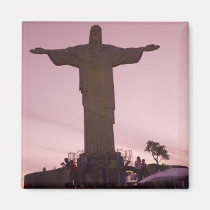Íman Estátua de Cristo no Corcovado, perto da periferia