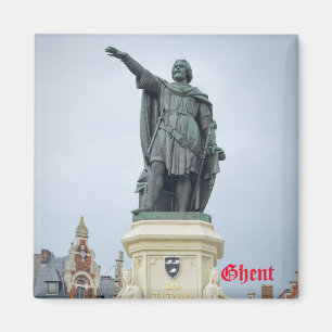Íman Estátua de Jacob van Artevelde em Ghent, Bélgica
