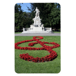 Íman estátua de música mozart