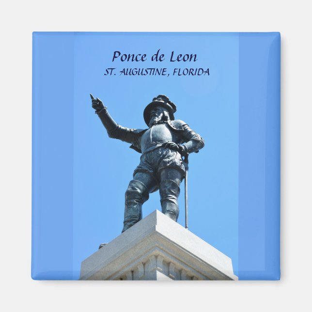 Íman Estátua de Ponce de Leon (Frente)