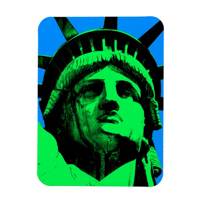 Íman Estátua de pop Art da Liberdade (Vertical)