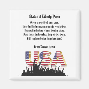 Íman Estátua do Poema de Liberdade, Uma Nação de Imi