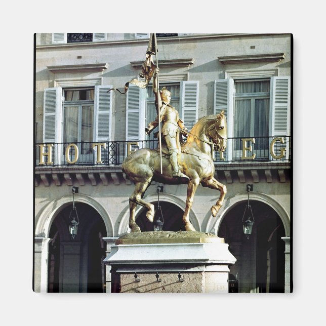 Íman Estátua equestre de Joan of Arc (Frente)