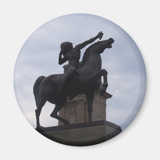 Íman Estátua Indiana (Frente)