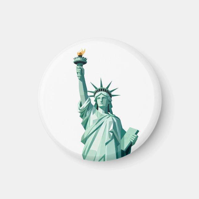 Íman Estátua Moderna do Magneta da Liberdade (Frente)