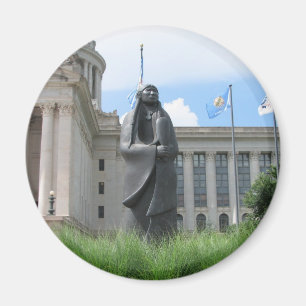 Íman Estátua no capital de estado de Oklahoma