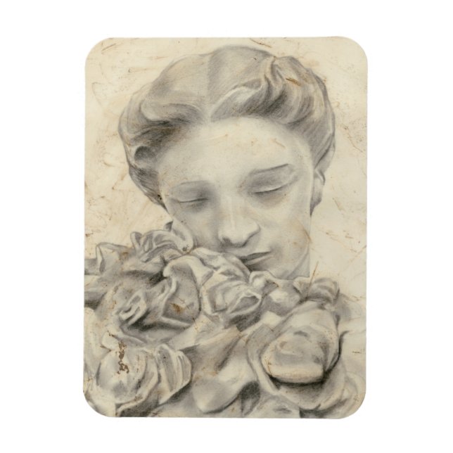 Íman Estátua no Jardim I (Vertical)