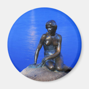 Íman Estátua pequena da sereia, Copenhaga, Dinamarca