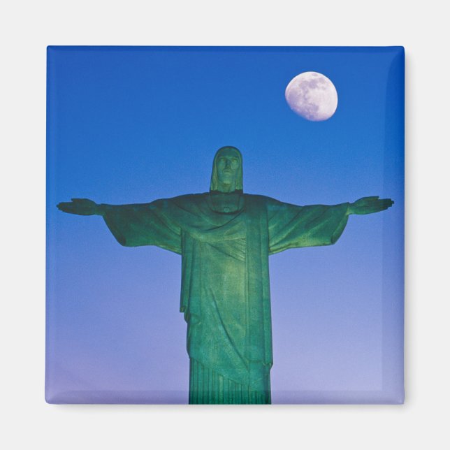 Íman Estátua Redentora do Cristo| Rio de Janeiro Brasil (Frente)