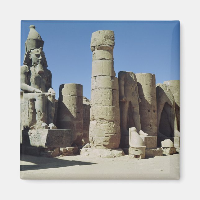 Íman Estátua sentada de Ramsés II (Frente)