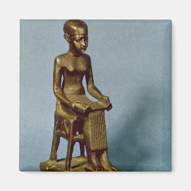 Íman Estátua sentada do Imhotep com uma estátua aberta (Frente)