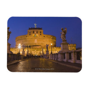 Íman Estátuas do anjo no Ponte Sant'Angelo com